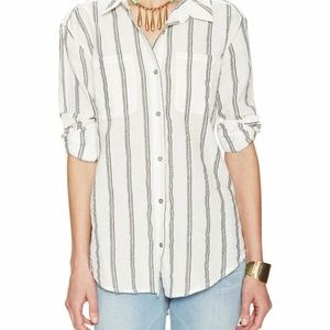 Free People Road Trip Striped Shirt
